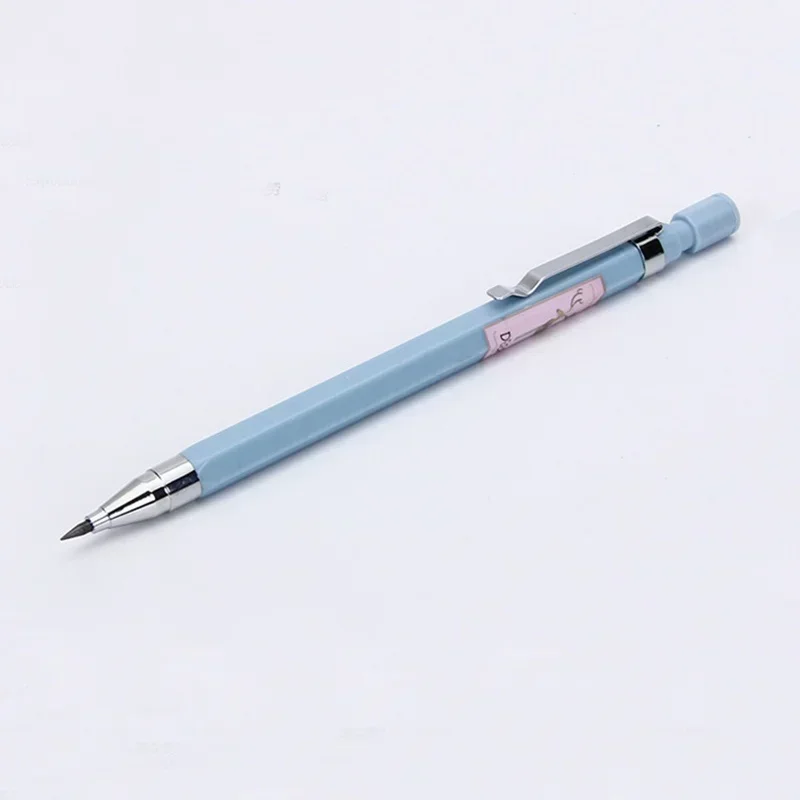 2pcs Automatic Pencil Lead Holder School Writing Supplies Stationery Mechanical Pencils Set Of Drafting Rules Korean Stationery