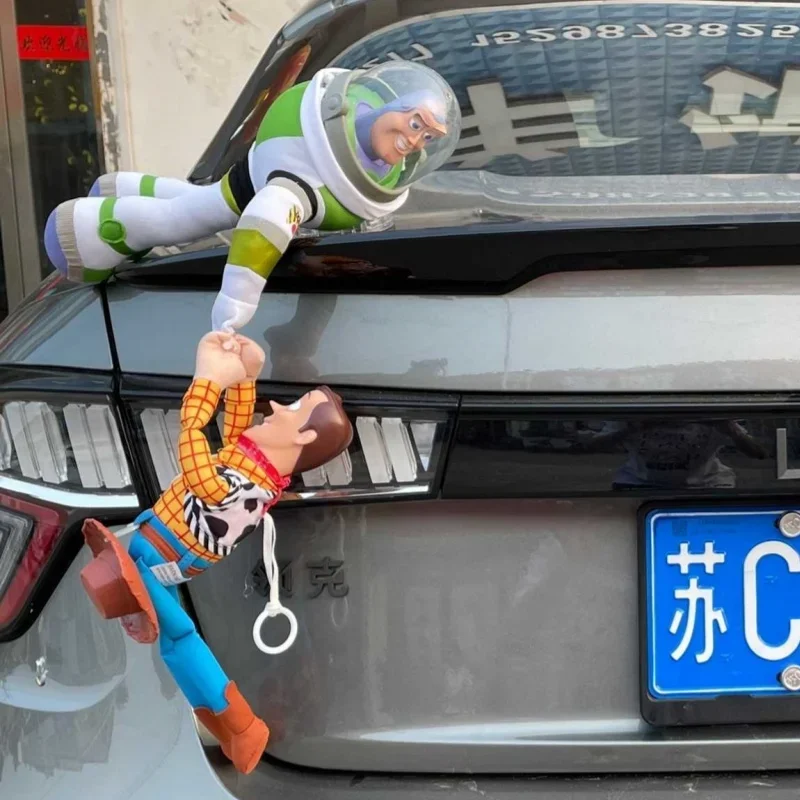 Car Buzz Lightyear Y Woody Coche 45cm Hot Toy Story Sherif Woody Buzz  Lightyear Car Dolls Outside