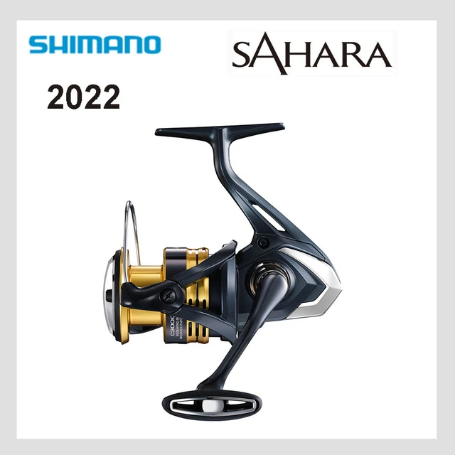 NEW 2022 Original SHIMANO SAHARA Fishing Wheel 500 1000 C2000S 2500 2500HGS  C3000HG 4000XG C5000XG AR-C Spinning Fishing Reels