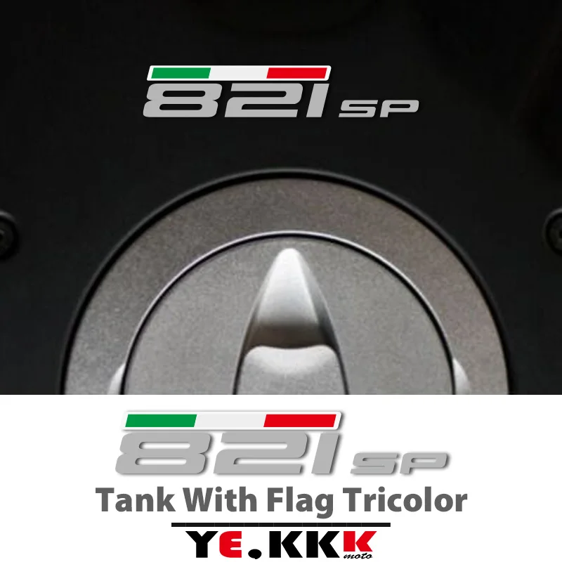 1 Sticker For DUCATI 821 SP EVO Panigale S Monster Tank Flag Tricolor Sticker Decal Customization