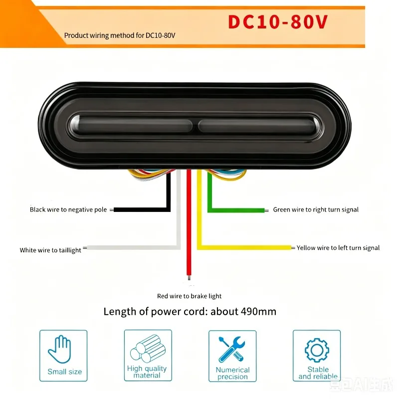 รูปสินค้า ไฟท้าย LED 3 ฟังก์ชัน 60 ดวง กันน้ำ ใช้ได้กับรถทุกประเภท