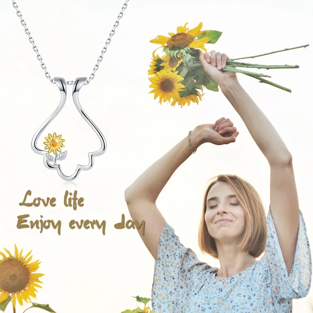 Sunflower Ring 925 Sterling Silver You Are My