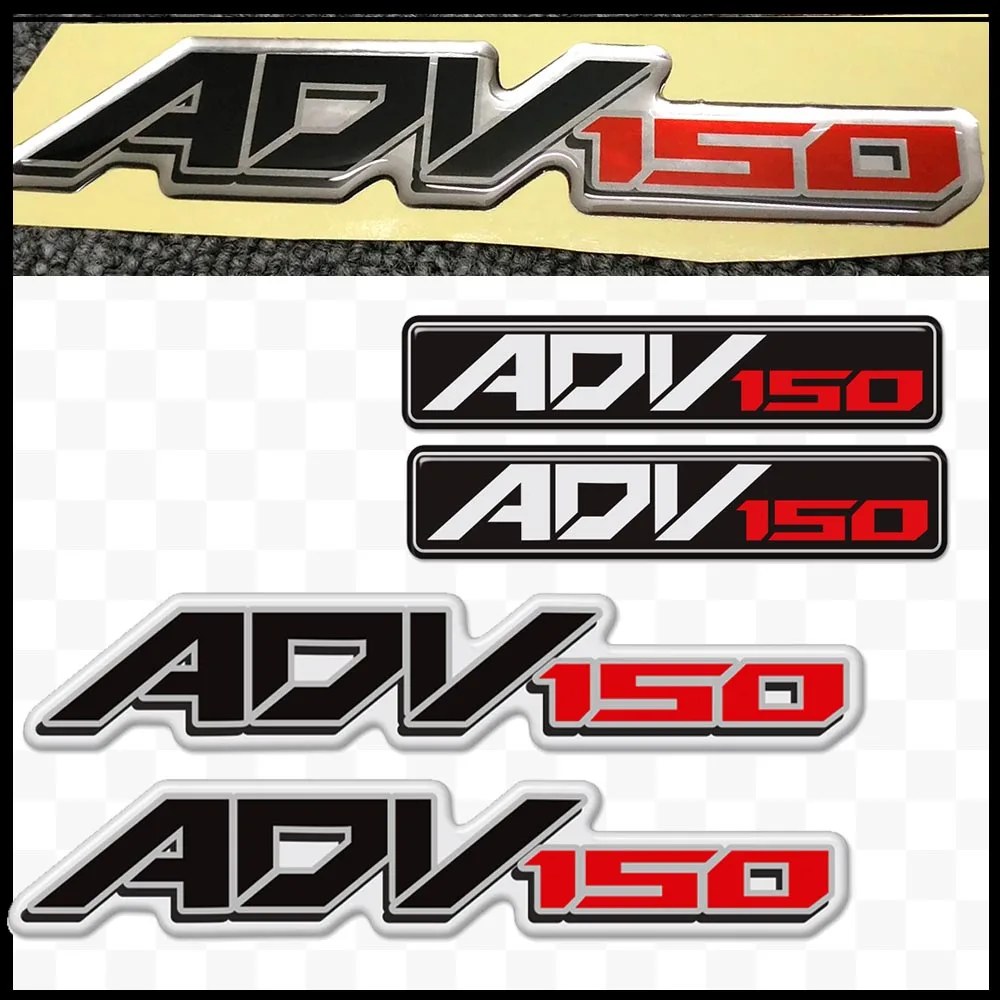 Motorcycle For Honda ADV150 ADV 150 2019 2020 3D Mark Stickers Decals Applique Emblem Badge Tank Pad Protector Decal Adventure carve the mark