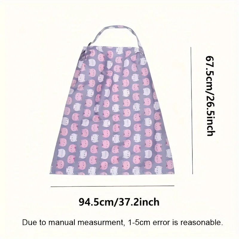 Breastfeeding Cover Breathable Cotton Nursing Cloth Cloud Print Outing Breastfeeding Towel Feeding Cover Cape Nursing Apron