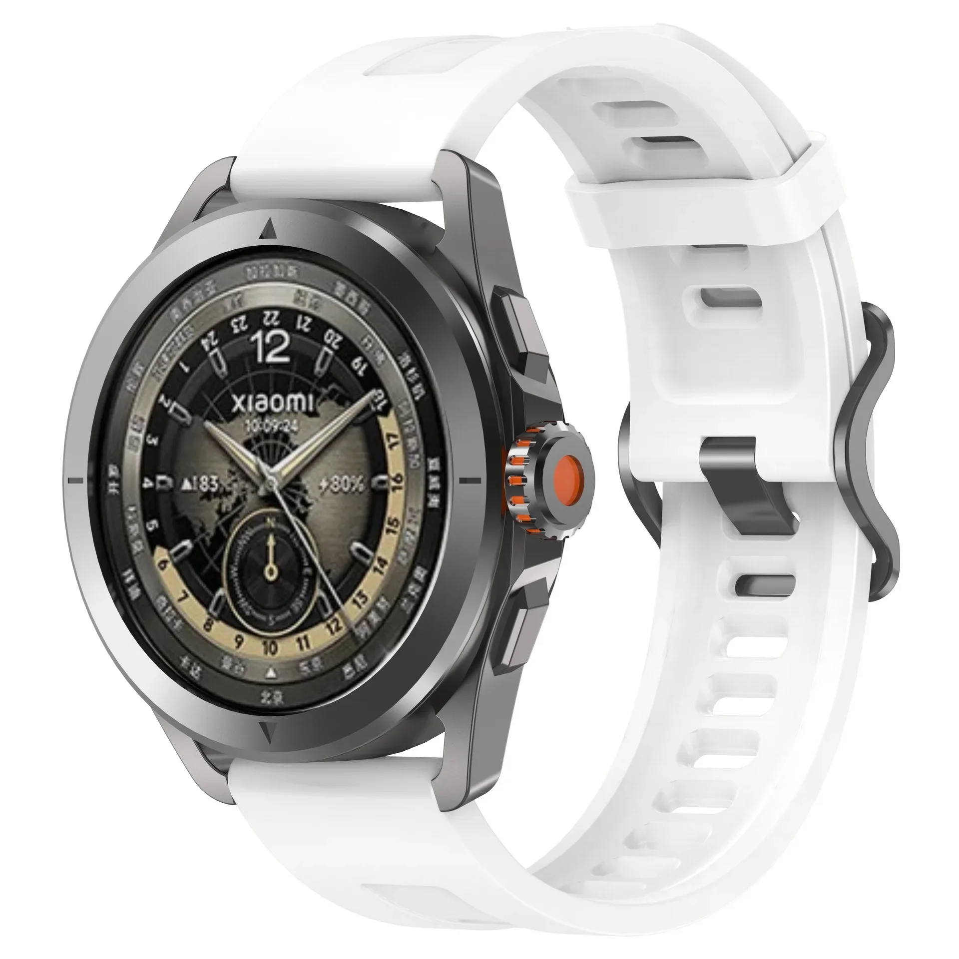 Silicone Smartwatch Strap, 22mm Durable & Comfortable Band