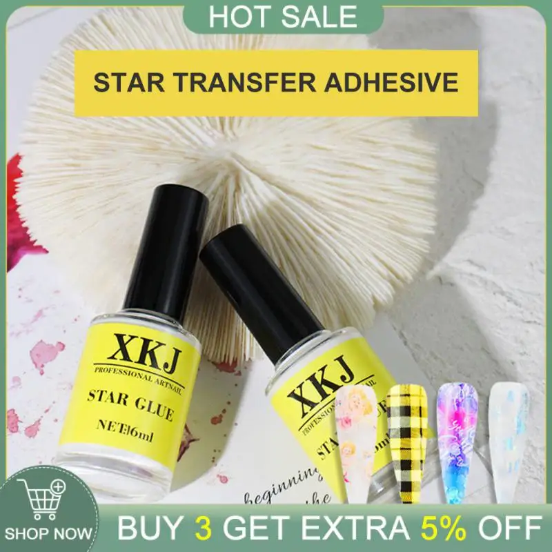 

Nail Art Design Easy Apply Foil Transfer Gel Quick-drying High-quality Enamel Gel Polish Glamorous Nails Irresistible Shine