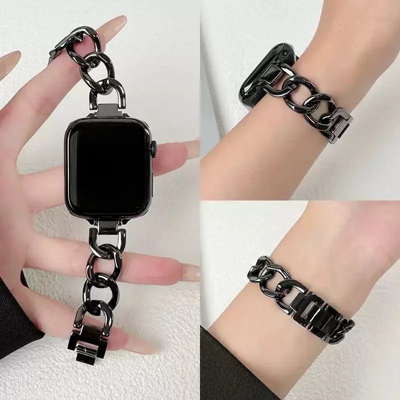 Elegant Stainless Steel Luxury Watch Strap - Premium Metal Band
