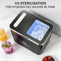 Machine à glaçons portable Cliheet – Machine à glaçons compacte et rapide de couleur noire pour la maison et le camping 3