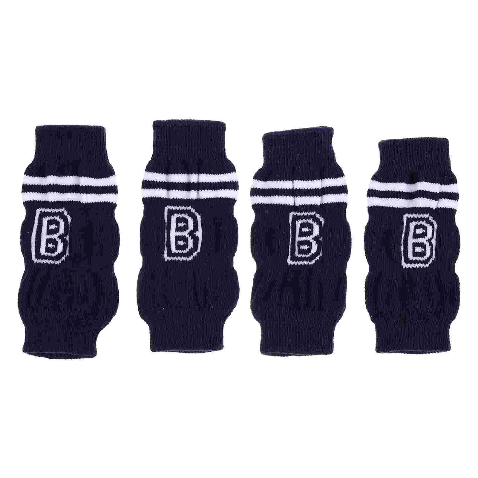 

4 Pcs Cartoon Socks Cat Leg Non Slip Socks Protector Non Slip Sockss Protection Hosiery Leggings Warmer Joint Sleeves