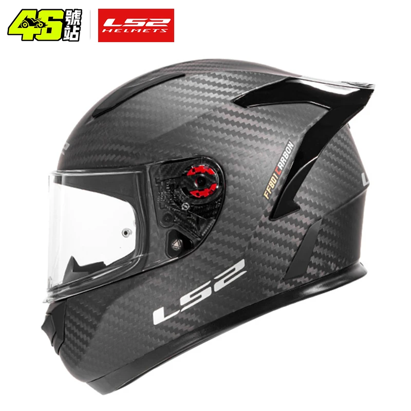 Ls2-メンズバイクヘルメット,カーボンファイバー,防曇,承認済み