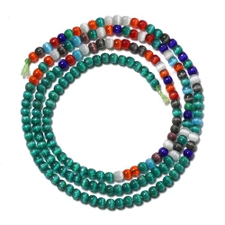 Gradient Colorful Cat Eye Glass Beads for DIY Jewelry and Crafts (Deep Green)