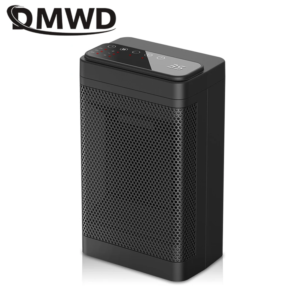 DMWD 1500W Household Vertical Heater Electric PTC Heating Machine Office Warmer 60 &deg; Shaking Head 12H Timing 110V/220V