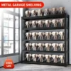 78" H Garage Shelving 3000LBS Heavy Duty Storage Shelves Adjustable 5 Tier Metal Shelves, Warehouse 18" D*47.5" W*78" H,Black 5