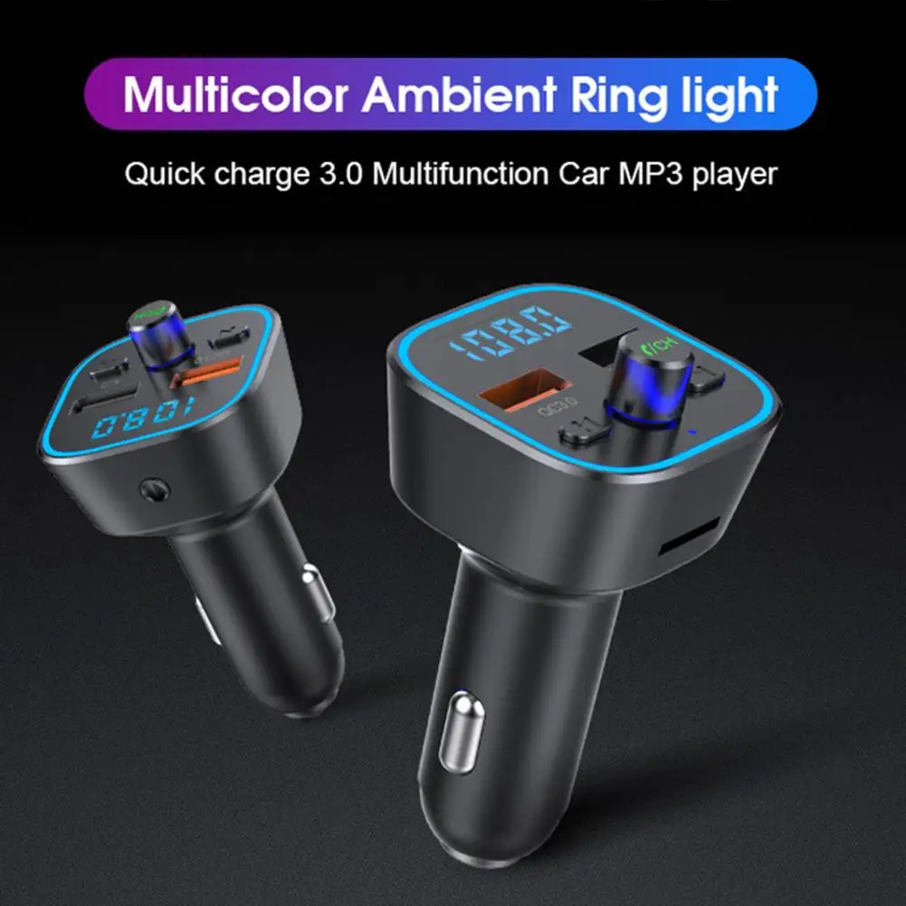 

Car FM Transmitter Bluetooth Car Kit Handsfree FM Modulator Car Wireless Aux Radio Tranmiter MP3 Player With USB Car Charger