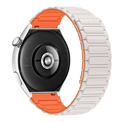 Bracelet de remplacement magnétique en silicone pour smartwatch de 22 mm - Accessoires de poignet de sport