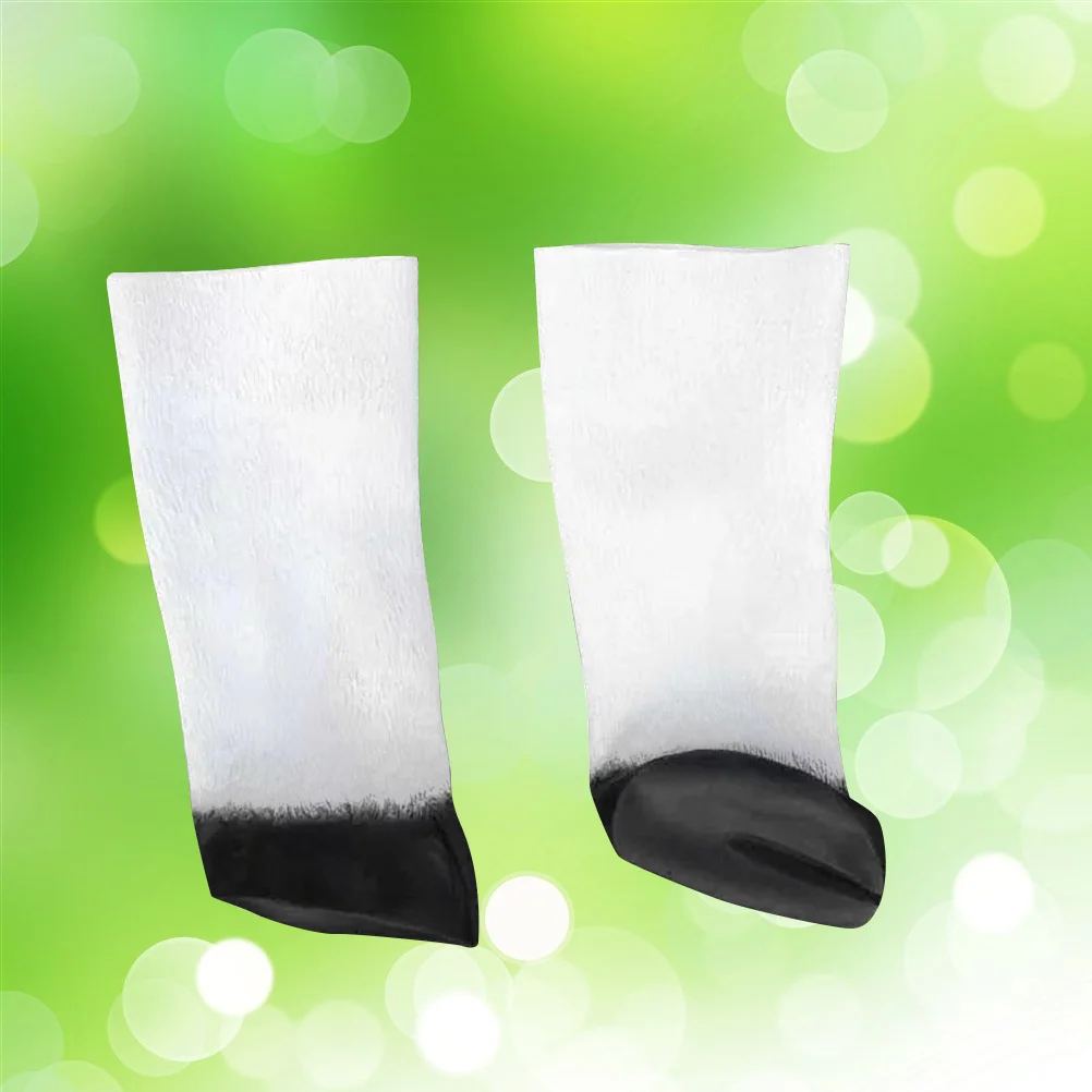 Gloves Halloween Costume Horse Hooves Cosplay Animal Latex Hoof Party Props Novelty Dress Masquerade Hand Cover Up Cute Worry 2