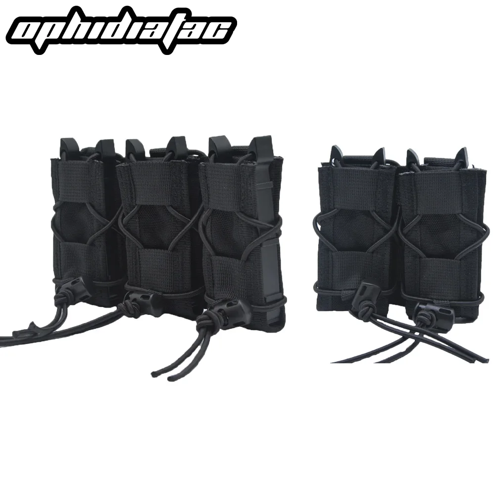 Molle Pistol Mag Pouch Double/Triple Stack Magazine for 9mm/.40 Calibers 45acp S&W M&P Sig 226/229 and Springfield 1911 magazine pouch molle pouch ammo pouch ammunition bag