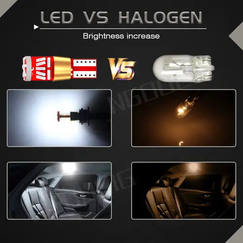 NGOUCIG 2PCS Led T10 Bulb Interior W5W 194 License Plate Reading Side Marker Dome Car Signal Lamp Parking Light Truck 12V 24V - Image 2