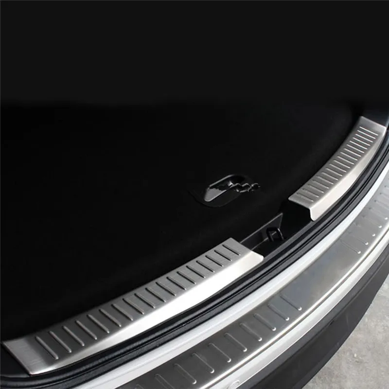 

For Mazda Cx-5 Cx5 2013 2014 2015 2016 Stainless Rear Bumper Protector Deck Step Panel Cover Trim Trunk Boot Sill Plate