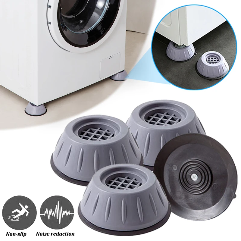 4 stukken Wasmachine Voetpads Anti Trillingen Anti Slip Rubber Pad