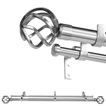 Adjustable Double Curtain Rod 1