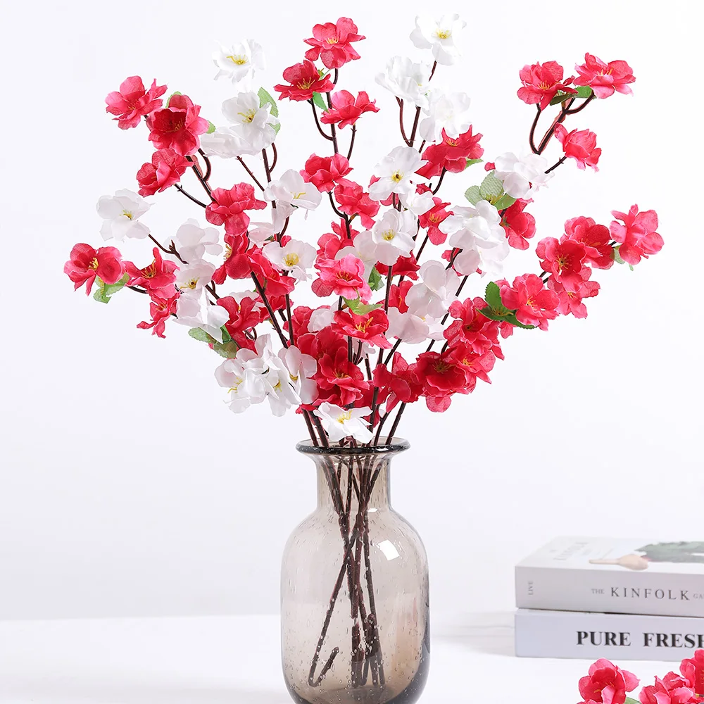 Peach Blossom Artificial Flower Bouquet Image 7