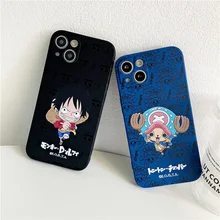 

Anime One Piece Luffy Phone Case For iPhone 13 12 11 Pro Max XS Max X XR 8 7 6 6S Plus SE2020 12 13 Mini Cartoon Case Back Cover