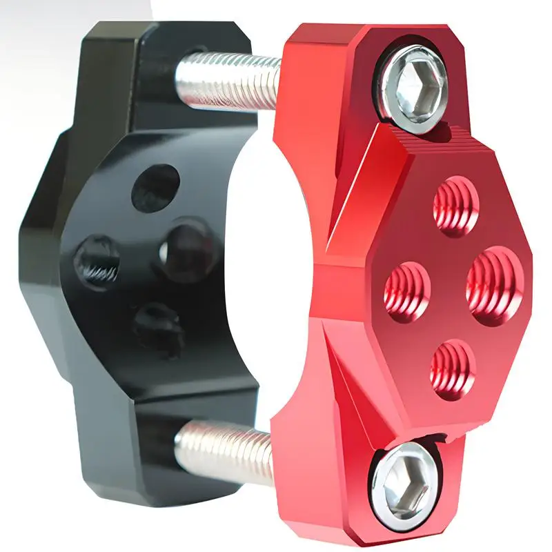 

Motorcycle Handlebar Bracket Anodized Coloring Bike Mounting Brackets Handlebar Clamps For Bikes Bicycles Motorcycles Bumper