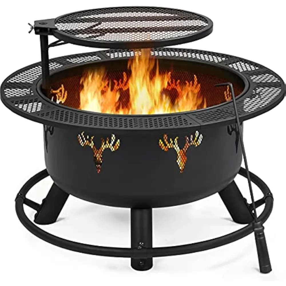 32" Wood Burning Firepit 1