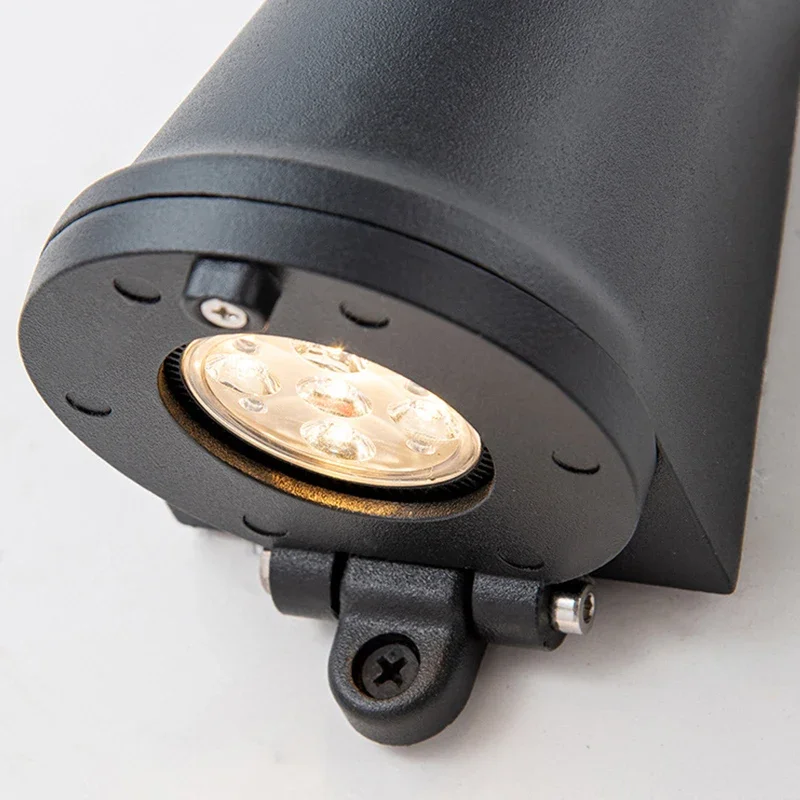 Led Outdoor Wall Lamp Waterproof Garden Light Aluminum Retro Wall Washing For Balcony Staircase Hallway Door