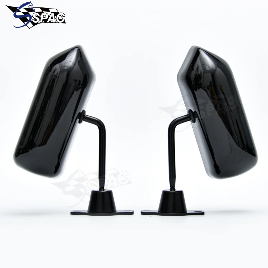 F1 Style Carbon Fiber Look Side Mirrors - Universal Fit For Cars Like Rav4, Miata, Mazda3