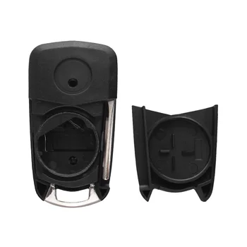 Chiave telecomando 2/3 pulsanti per Vauxhall 3 Chiave telecomando 2/3 pulsanti per Vauxhall - KEYYOU 2 3 pulsanti Flip Remote Car Key Shell Fob Case per Vauxhall Opel Zafira