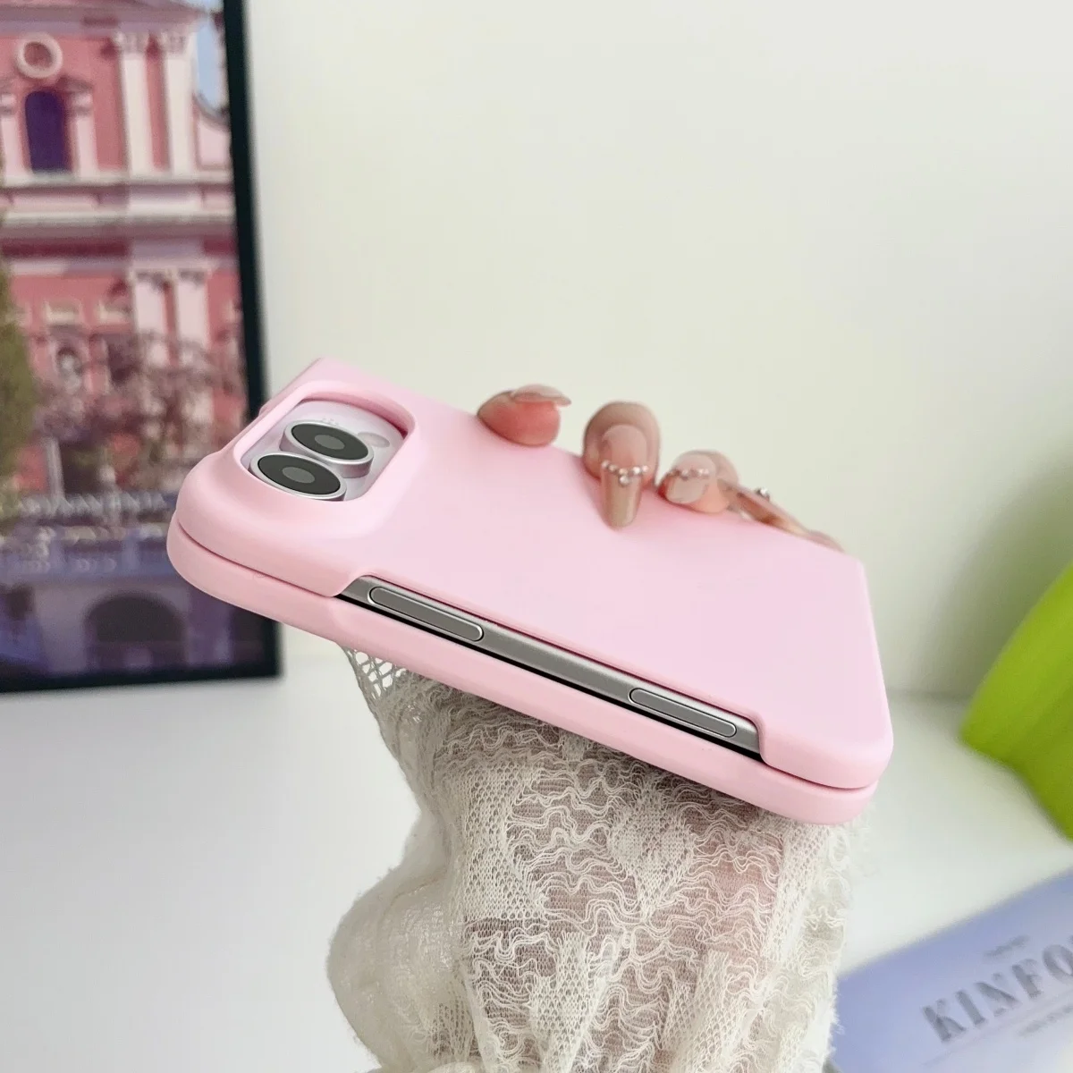 Luxury Matte Duo Thin Candy Color Phone Case with Shockproof Protection