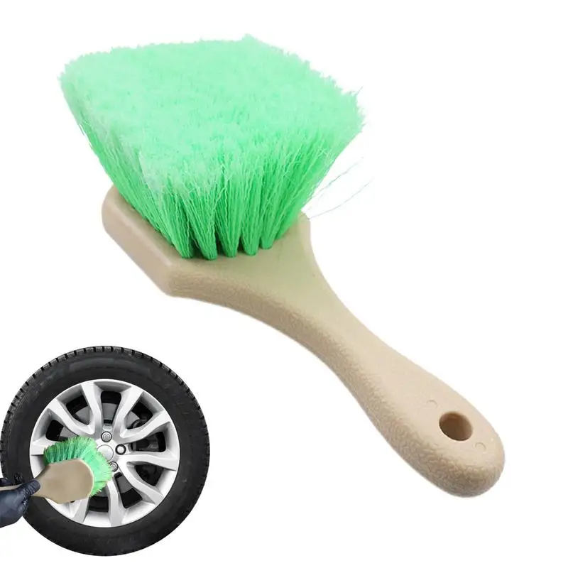 

Tire Cleaning Brush Tire Scrubber Soft Bristle Wheel Rim Brush Utility Brush Wheel Rim Brush Soft Bristle Car Wash Tire Scrubber