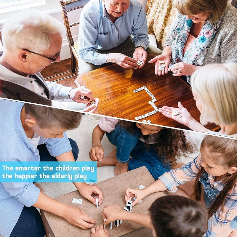 1 Set Dominoes Storage Box Epoxy Resin Mold Dot Dominoes Crafts Silicone Mould