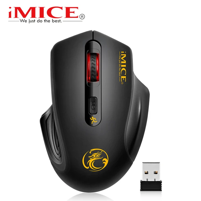 Mouse senza fili Mouse del Computer Mouse ergonomico 2000 DPI silenzioso  USB ottico Mause Pc Mouse Gamer Mouse silenzioso per Computer portatile -  AliExpress