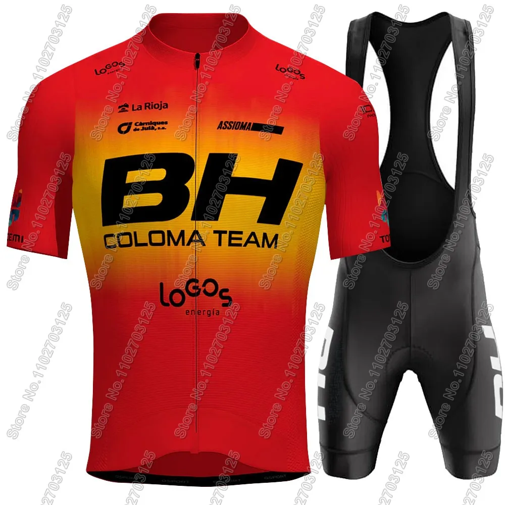 Maillot BH Coloma Team Cycling Jersey Set Mens Short Sleeve Red Clothing Road Bike Shirts Suit Bicycle Bib Shorts MTB Wear cycling jersey,cycling shirt,cycling suit,cycling jersey set