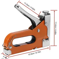 3 In 1 Stapler Nail Gun Staple Heavy Duty Furniture Tool For Wood Stainless Steel Metal Carpentry Hand Tool For Home/DIY 2