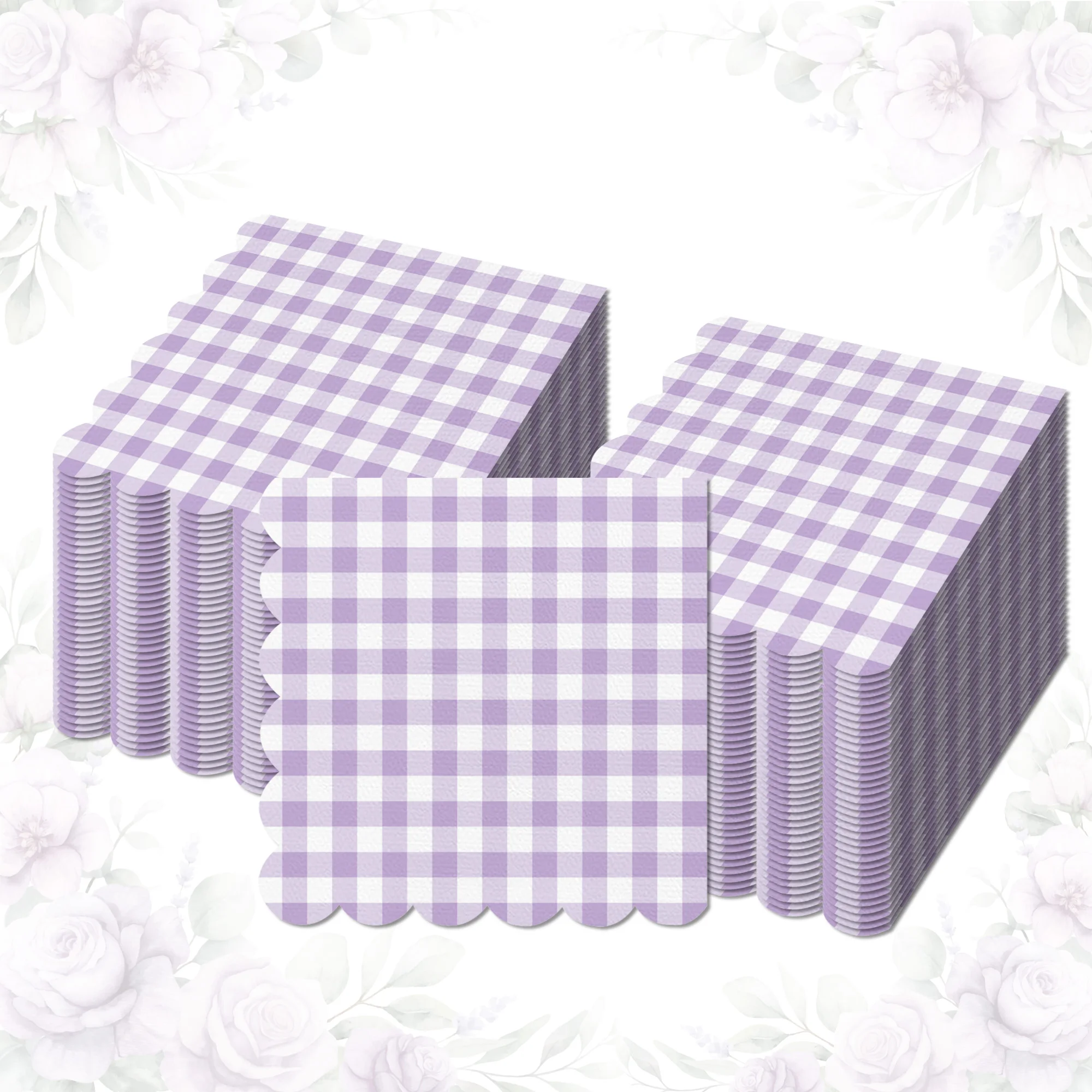 20/40/60 stücke Bunte Plaid Servietten Einweg Abendessen Papier Taschentücher Geburtstag Dekoration Hochzeit Dekoration Party Supplies – Detail 19