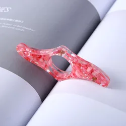 Kawaii Transparent Frosted Book Page Holder and Desk Accessory Clip (Pink Stone Press)