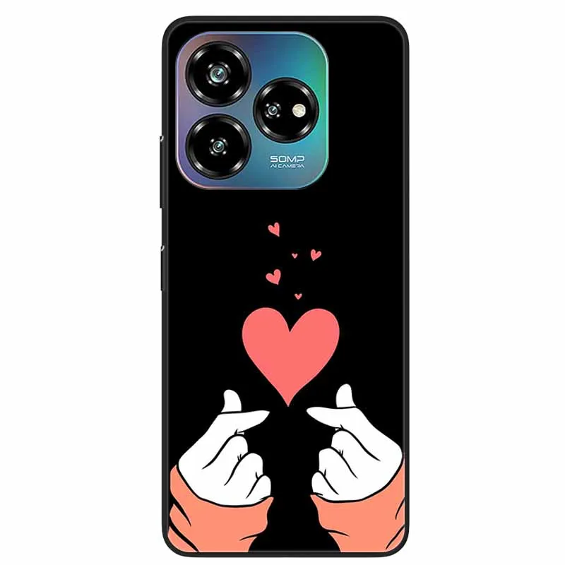 ZTE Blade V60 Design Black Soft TPU Silicone Back Cover - Sleek Protective Phone Case