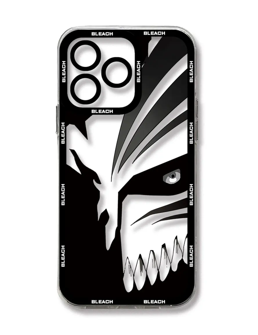 thumbnail image 1 of Funda de teléfono Anime Bleach Ichigo para iPhone 15 14 13 12 Mini 11 Pro Max X XR XS 7 8 SE 2020 Plus funda transparente de silicona suave, 1 of 5