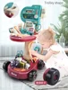 24pcs LED lights and sound Simulation Doctor accessories doctor medical game set ECG equipment play house toys for baby gift 2