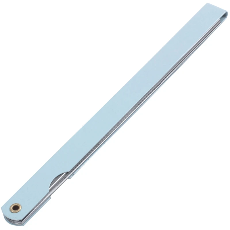

5Pcs 200Mm Long 17 Leaves 0.02Mm-1.0Mm Space Thick Measure Feeler Gauge Gage