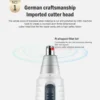 Gentle and Efficient Reusable Electric Nose Hair Trimmer for Men and Women - Precision Nose Hair Shaving Scissors Included - Was 2