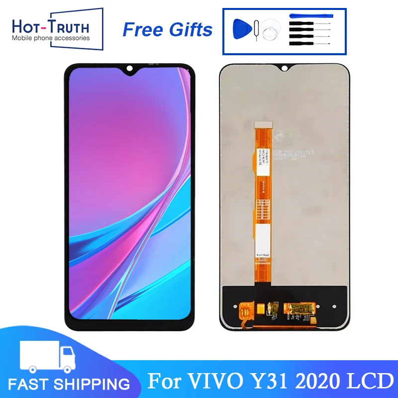 

6.58" LCD For VIVO Y31 2020 V2036 Display Touch Screen Digitizer Assembly Replacement Parts For V2036_21 100% Tested