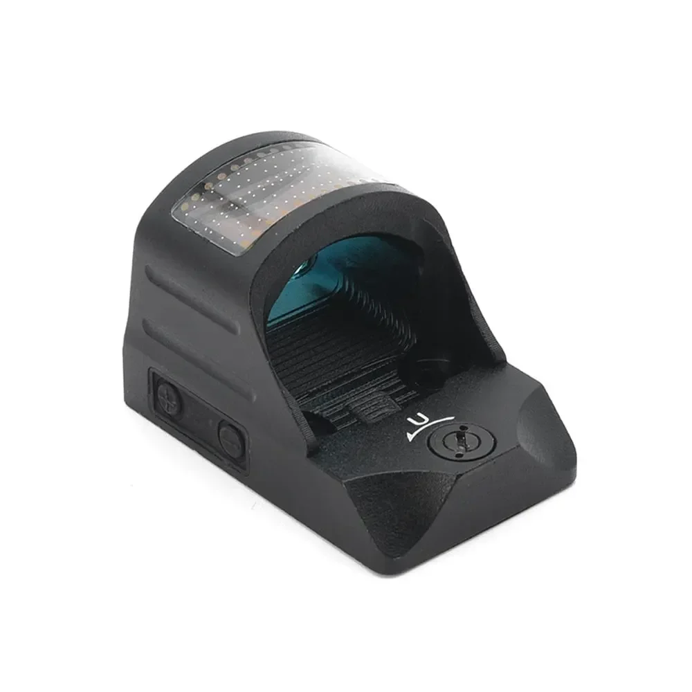 Solar Red Dot Sight For Pistol Airsoft Rifle Mini Scope Tactical Hunting/Exoskeleton Bracket For Glock & 20mm Rail