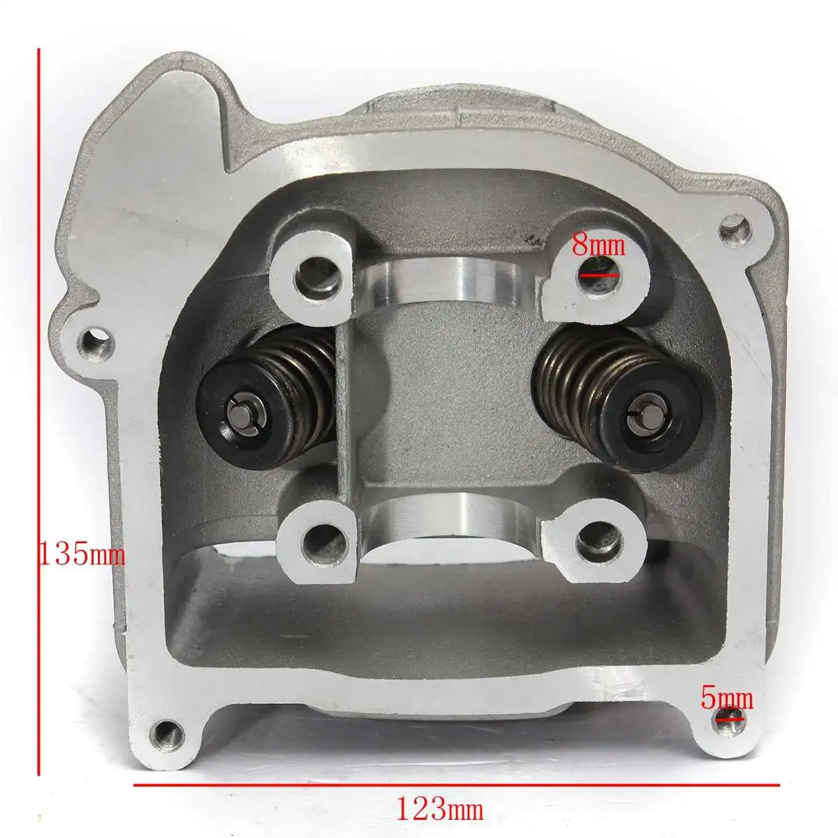 오토바이 중국 스쿠터용 밸브 헤드 조립 키트, 100cc 큰 보어 성능, 50mm 실린더, 64mm 밸브 헤드, 50cc GY6 139QMB
