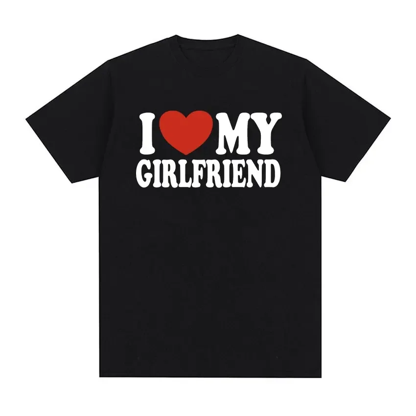 My Gf Bites Fun Pattern T-shirt Women's Beautiful Fashion High Quality T-shirt Summer Casual Extra Large T-shirt 3