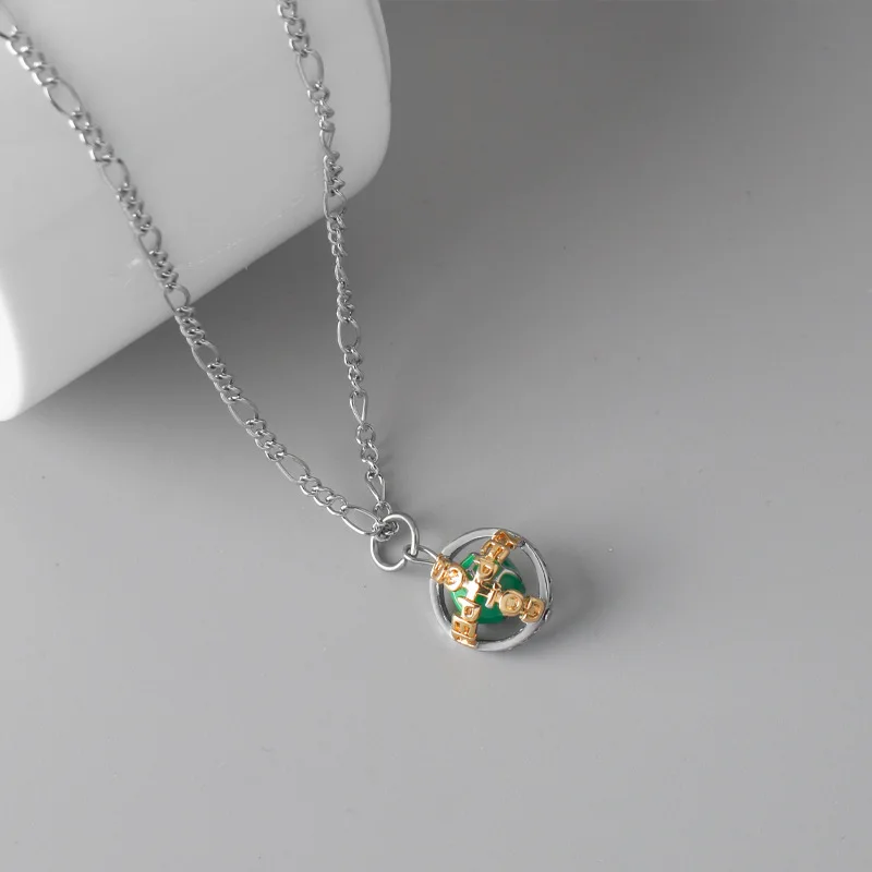Anime cosplay JoJos Bizarre Adventure Pendant Necklace figure Julius Caesar Zeppeli Rotatable Ball Gyro prop jewelry Fans gifts